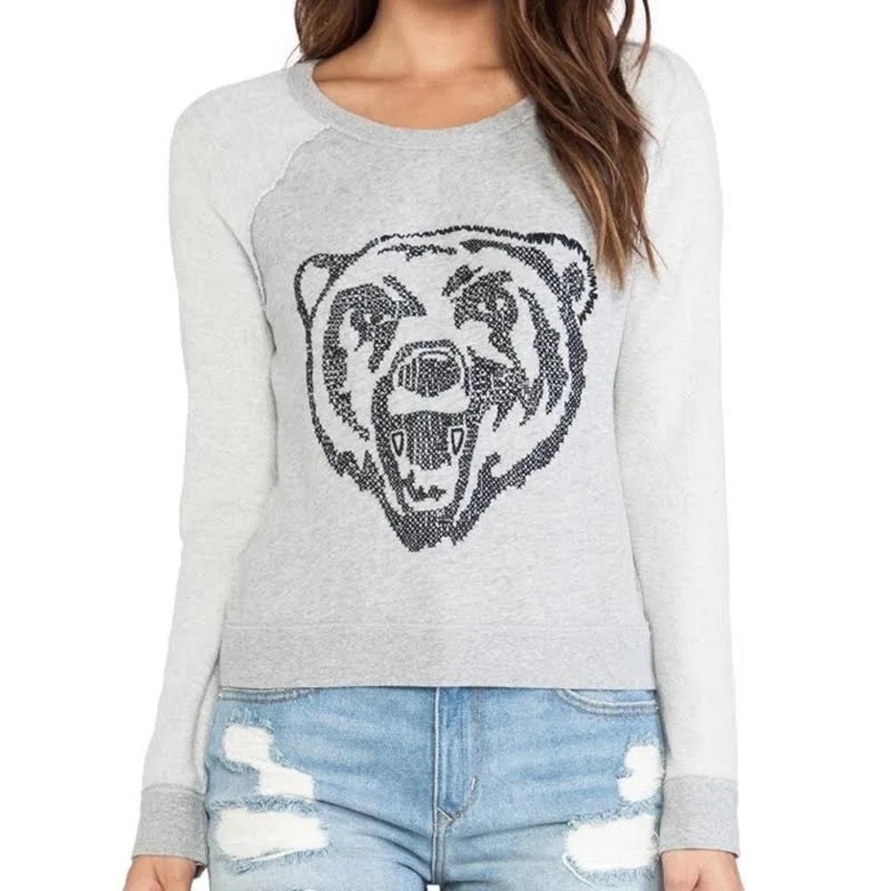 Free People Bear Sweatshirt